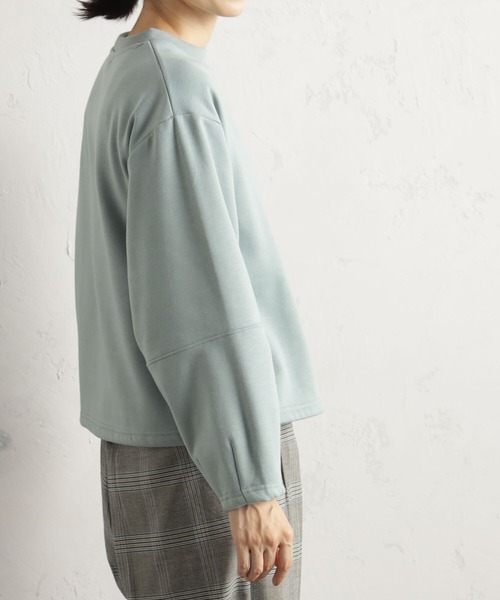 FOUND GOOD（ファウンドグッド）の「ウラシャギーPO（Tシャツ/カットソー・レディース・ベージュ/グリーン系2/グレー系8/ブラック・S/M/L）」の17枚目の写真