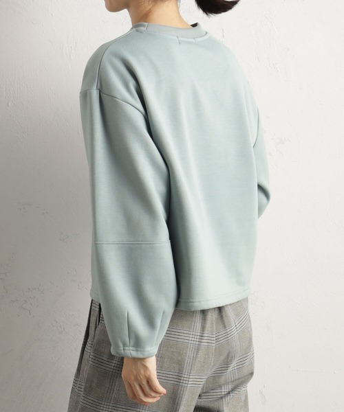 FOUND GOOD（ファウンドグッド）の「ウラシャギーPO（Tシャツ/カットソー・レディース・ベージュ/グリーン系2/グレー系8/ブラック・S/M/L）」の18枚目の写真