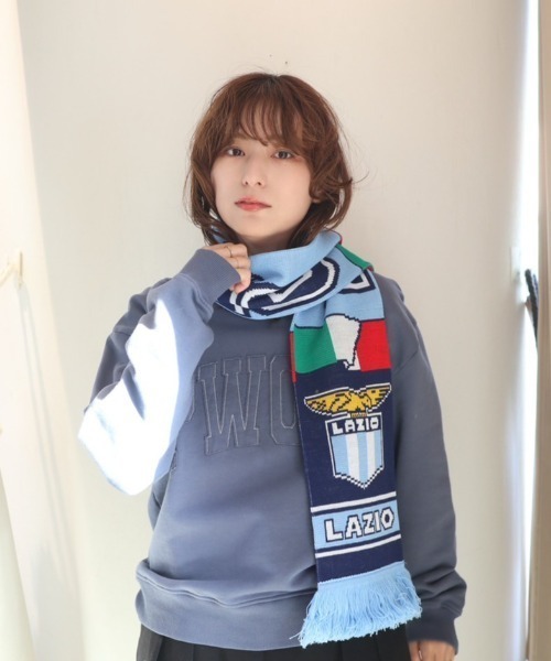 【Football Scarf】フットボールマフラー Lazio Acrylic Football Scarf SSラツィオ(マフラー)|fridge(フリッジ)