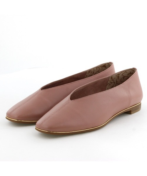 HIMIKO(ヒミコ)の「【Made in Japan】【HIMIKO】メタルラインVカットパンプス/ 651113(パンプス・レディース・ブラック/ピンク/ゴールド/アイボリー/ブルーグレー・22.5cm/23.5cm/24.5cm/25.5cm/26.5cm/23.0cm/24.0cm/25.0cm/26.0cm/21.5cm/22.0cm)」の14枚目の写真