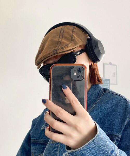 WEGO（ウィゴー）の「WEGO/ヴィンテージPUハンチング（ハンチング/ベレー帽・レディース・ブラウン/ブラック・FREE）」の6枚目の写真