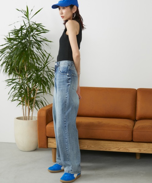 Auntie Rosa Holiday(アンティローザホリデー)の「カップ付きテレコアメスリタンク(タンクトップ・レディース・ブラウン/ネイビー/オフホワイト/ブラック・FREE)」の18枚目の写真