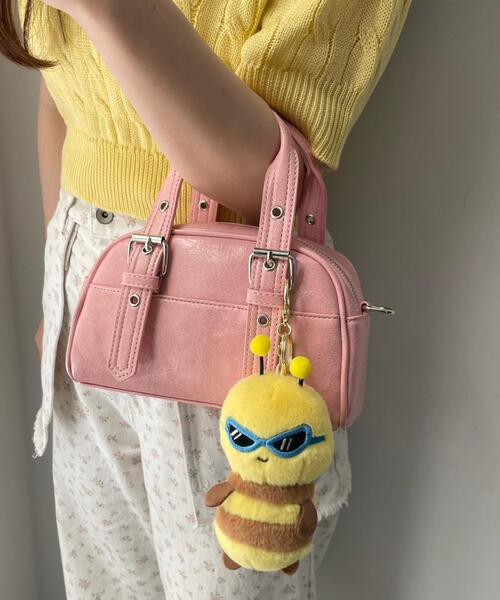 セール】WEGO/サングラスみつばちぬいぐるみキーホルダー