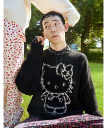 ニット/セーター little sunny bite セール】【8】【Little Sunny Bite】sponser knit top（ニット