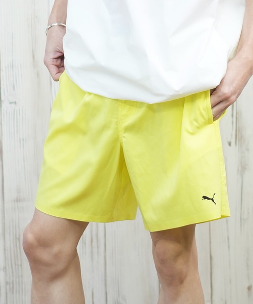 PUMA（プーマ）の「PUMA/プーマ 水着 水陸両用 PUMA SWIM MID 907660（水着・メンズ・ブラック/ライトブルー/オレンジ/ミント/イエロー・S/M/L）」の4枚目の写真