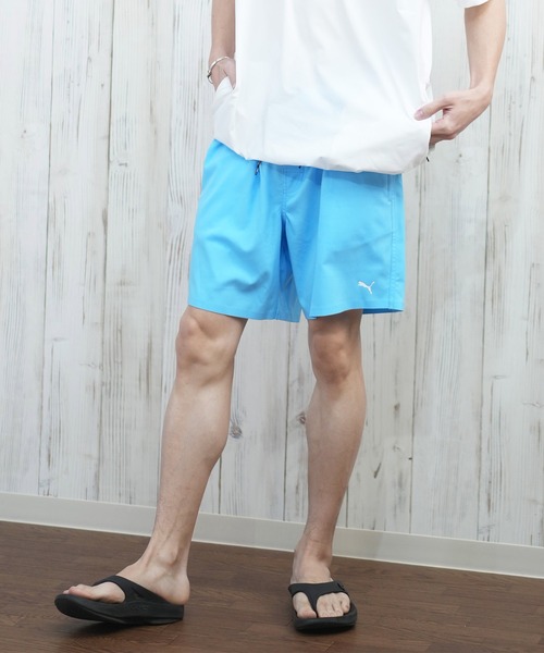 PUMA（プーマ）の「PUMA/プーマ 水着 水陸両用 PUMA SWIM MID 907660（水着・メンズ・ブラック/ライトブルー/オレンジ/ミント/イエロー・S/M/L）」の3枚目の写真