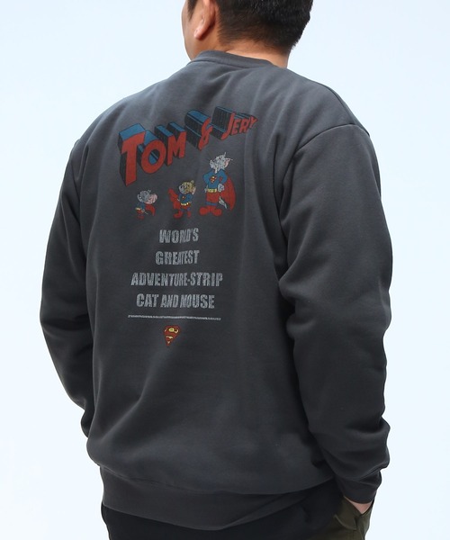 トムとジェリー ジェリー トレーナー ワーナーブラザーズ 100周年 スウェット TOY\u0027S McCOY トイズマッコイ TMC1457-111 TOM\u0026JERRY I WANT YOU WARNER BROS トム＆ジェリー  ワーナーブラザーズ ミリタリー 両Vガゼット ミリタリー スウェット トレーナー ブルー系 40中古