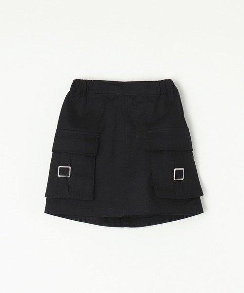 coca（coca）（コカ）の「キッズ　ツイルカーゴポケットスカート（スカート・キッズ・カーキ/ブラック・120/150/130/140）」の19枚目の写真