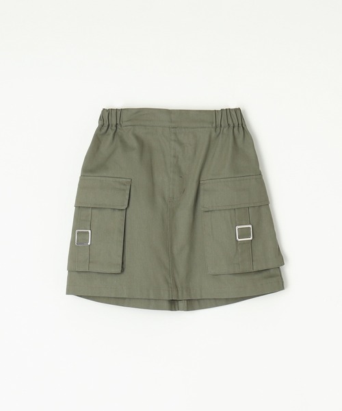 coca（coca）（コカ）の「キッズ　ツイルカーゴポケットスカート（スカート・キッズ・カーキ/ブラック・120/150/130/140）」の20枚目の写真