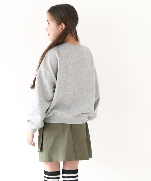 coca（coca）（コカ）の「キッズ　ツイルカーゴポケットスカート（スカート・キッズ・カーキ/ブラック・120/150/130/140）」の6枚目の写真