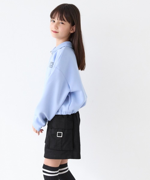 coca（coca）（コカ）の「キッズ　ツイルカーゴポケットスカート（スカート・キッズ・カーキ/ブラック・120/150/130/140）」の10枚目の写真