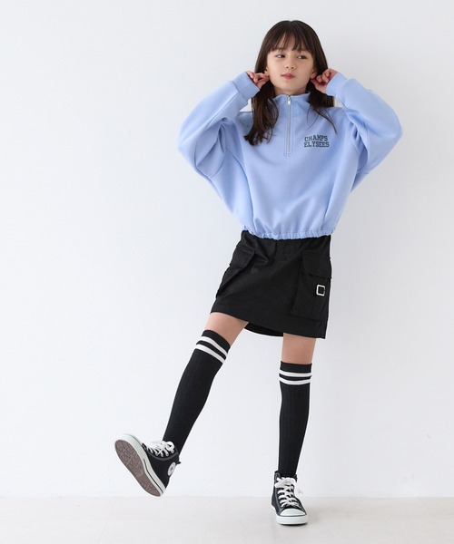 coca（coca）（コカ）の「キッズ　ツイルカーゴポケットスカート（スカート・キッズ・カーキ/ブラック・120/150/130/140）」の13枚目の写真