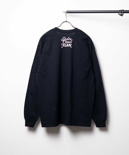 ARCHIVER(アーカイバ)の「【8】【GRACE CHOW FLAN】 L/S ケーキプリントTシャツ(Tシャツ/カットソー・レディース・ベージュ/ブラック・X-LARGE/LARGE/MEDIUM)」の3枚目の写真