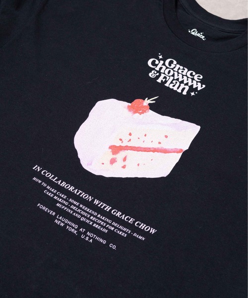 ARCHIVER(アーカイバ)の「【8】【GRACE CHOW FLAN】 L/S ケーキプリントTシャツ(Tシャツ/カットソー・レディース・ベージュ/ブラック・X-LARGE/LARGE/MEDIUM)」の7枚目の写真
