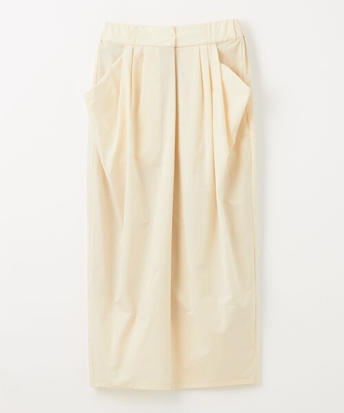 EMMEL REFINES（エメルリファインズ）の「＜EMMEL REFINES＞EMタック タフタジャージ スカート（スカート・レディース・ブラック/オフホワイト・M/S）」の12枚目の写真