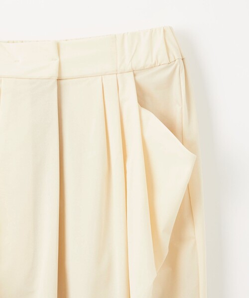 EMMEL REFINES（エメルリファインズ）の「＜EMMEL REFINES＞EMタック タフタジャージ スカート（スカート・レディース・ブラック/オフホワイト・M/S）」の3枚目の写真