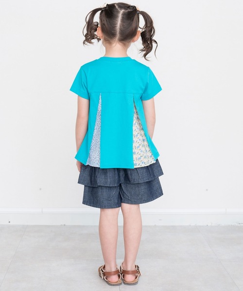 RAGMART（ラグマート）の「タックフレアTシャツ（Tシャツ/カットソー・キッズ・ピンク/ブルー/パープル・130cm/120cm/110cm/100cm）」の7枚目の写真