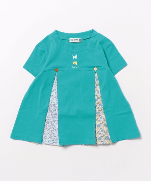 RAGMART（ラグマート）の「タックフレアTシャツ（Tシャツ/カットソー・キッズ・ピンク/ブルー/パープル・130cm/120cm/110cm/100cm）」の4枚目の写真