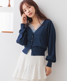 mysty woman | シアーVネックカーディガン　290758(カーディガン/ボレロ)