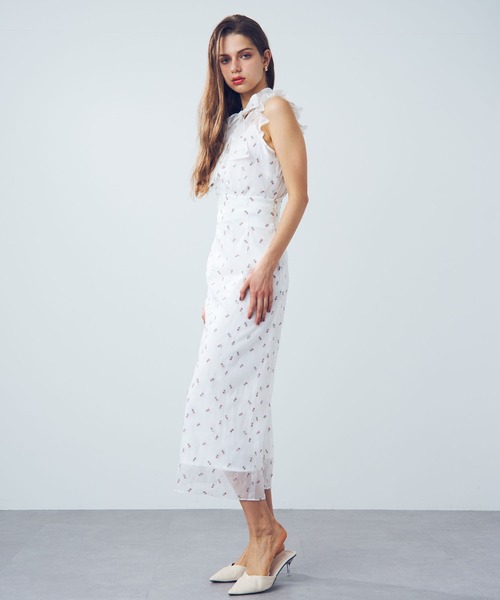 DEICY(デイシー)の「ミニスパンコールフラワーブラウス(シャツ/ブラウス・レディース・ホワイト/サックスブルー・FREE)」の12枚目の写真