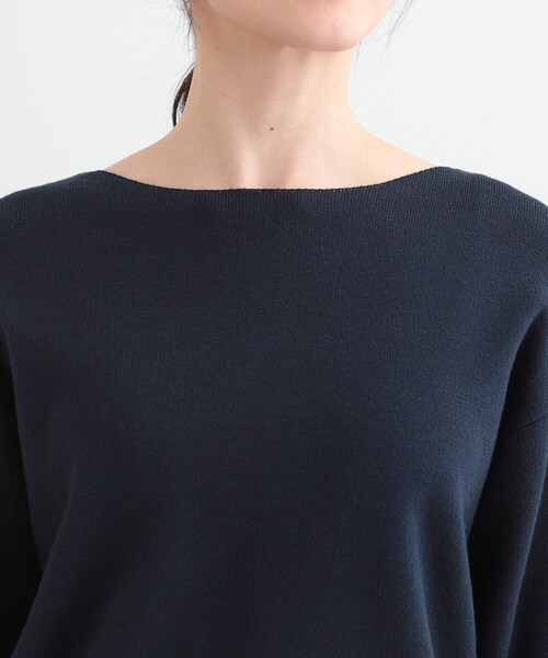 DRESKIP(ドレスキップ)の「【洗える/S-LL】大人上品 お袖パール調ボタン付き ボートネックニット(ニット/セーター・レディース・ネイビー/ベビーピンク/イエロー系その他/オフホワイト・01/04/03/02)」の16枚目の写真