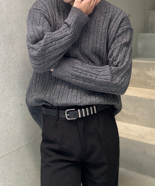 Otte(オッテ)の「Vネックグレーニット(ニット/セーター・メンズ・グレー・LARGE/X-LARGE/MEDIUM/XX-LARGE)」の7枚目の写真
