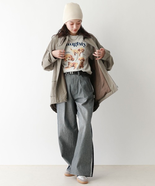 RAGEBLUE（レイジブルー）の「サイドレース/ドッキングワンウォッシュルーズデニム（デニムパンツ・レディース・インディゴブルー・MEDIUM/SMALL）」の21枚目の写真