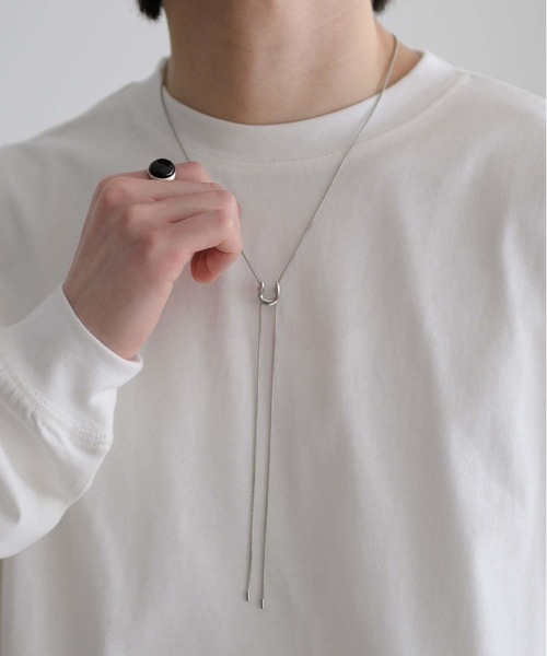 h'eres PEBBLE LOOP TIE ネックレス ループタイ - メルカリ h'eres PEBBLE LOOP TIE ネックレス ループタイ - メルカリ