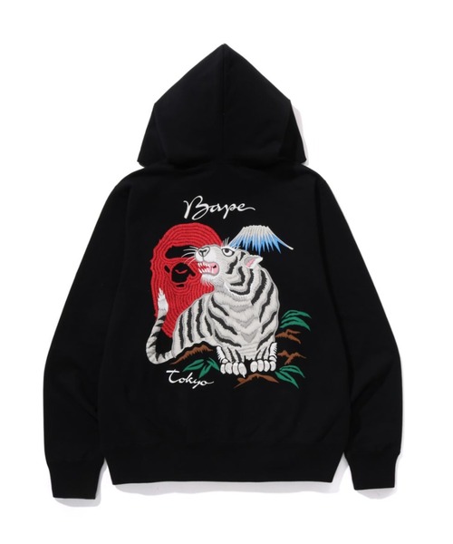 TIGER SOUVENIR ZIP HOODIE（パーカー）｜A BATHING APE（ア