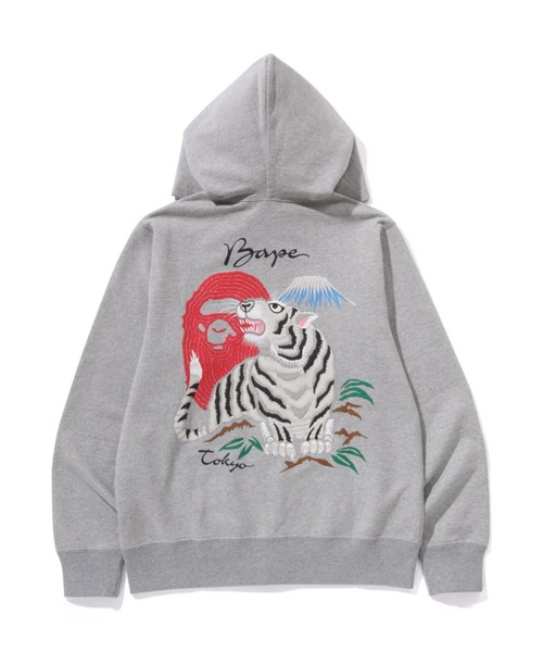 TIGER SOUVENIR ZIP HOODIE（パーカー）｜A BATHING APE（ア