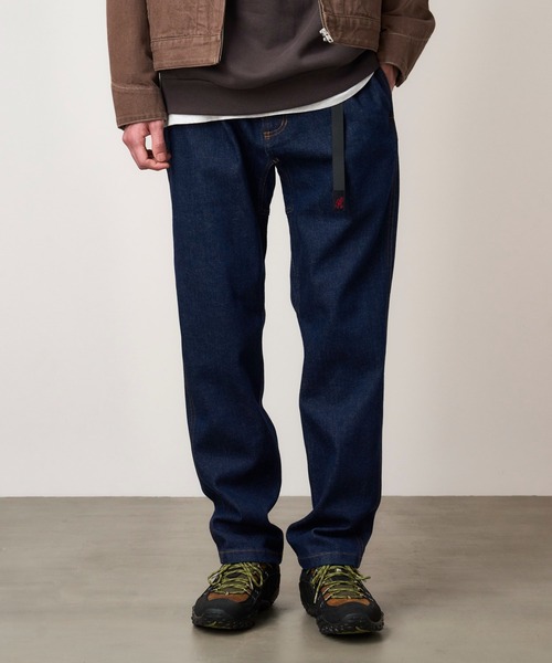 Gramicci(グラミチ)の「STRETCH DENIM NN-PANT CROPPED|ストレッチデニムNNパンツクロップド(デニムパンツ・メンズ・ダークインディゴブルー/ワンウォッシュ/インディゴブルー・XL/L/M/S/XXL)」の3枚目の写真