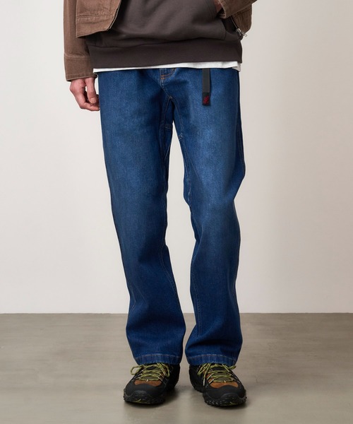 Gramicci(グラミチ)の「STRETCH DENIM NN-PANT CROPPED|ストレッチデニムNNパンツクロップド(デニムパンツ・メンズ・ダークインディゴブルー/ワンウォッシュ/インディゴブルー・XL/L/M/S/XXL)」の2枚目の写真