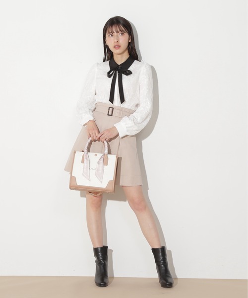 フラワースカーフトート小（トートバッグ）｜JILL by JILL STUART