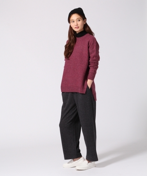 GLOBAL WORK（グローバルワーク）の「TRカットワイドパンツ/569157（その他パンツ・レディース・ダークグレー/ネイビー/グレー/カーキ/グレー系その他/ダークブルー・MEDIUM/LARGE）」の8枚目の写真