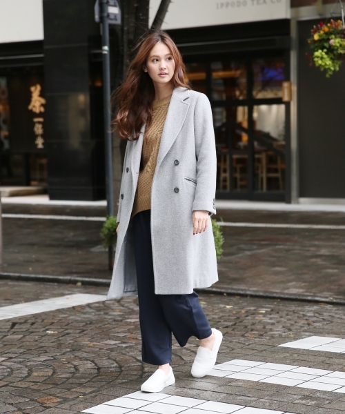 GLOBAL WORK（グローバルワーク）の「TRカットワイドパンツ/569157（その他パンツ・レディース・ダークグレー/ネイビー/グレー/カーキ/グレー系その他/ダークブルー・MEDIUM/LARGE）」の9枚目の写真