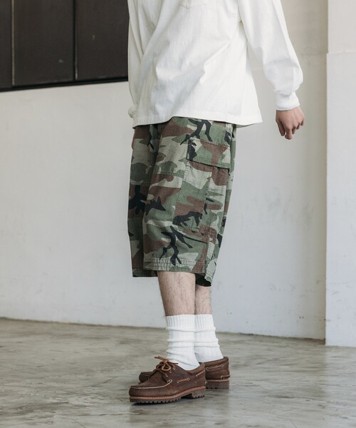 NAUTICA(ノーティカ)の「NAUTICA/ノーティカ Super Wide Cargo Cropped Pants/スーパー ワイド カーゴ クロップド パンツ(カーゴパンツ・メンズ・ブラック/オリーブ/カモフラージュ・MEDIUM/X-LARGE/LARGE)」の14枚目の写真
