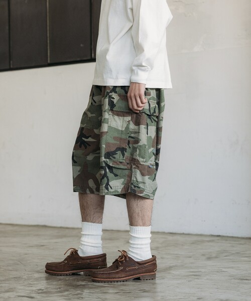 NAUTICA(ノーティカ)の「NAUTICA/ノーティカ Super Wide Cargo Cropped Pants/スーパー ワイド カーゴ クロップド パンツ(カーゴパンツ・メンズ・ブラック/オリーブ/カモフラージュ・MEDIUM/X-LARGE/LARGE)」の15枚目の写真