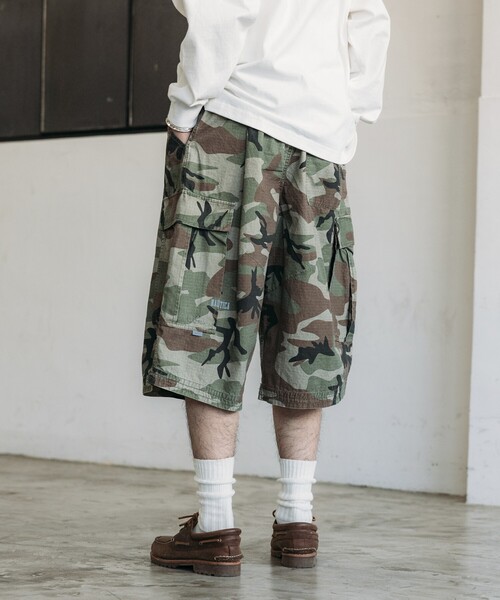 NAUTICA(ノーティカ)の「NAUTICA/ノーティカ Super Wide Cargo Cropped Pants/スーパー ワイド カーゴ クロップド パンツ(カーゴパンツ・メンズ・ブラック/オリーブ/カモフラージュ・MEDIUM/X-LARGE/LARGE)」の16枚目の写真
