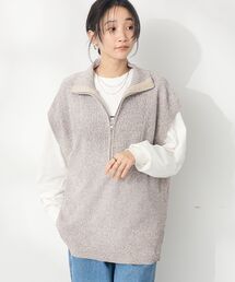 CRAFT STANDARD BOUTIQUE | モールニットジップベスト(ベスト)