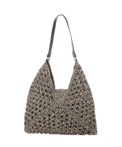 LAKOLE（ラコレ）の「ペーパー三角パネルトートバッグ / 286375（トートバッグ・レディース・ナチュラル/ブラック・FREE）」の4枚目の写真