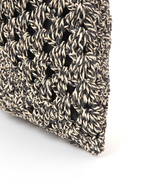 LAKOLE（ラコレ）の「ペーパー三角パネルトートバッグ / 286375（トートバッグ・レディース・ナチュラル/ブラック・FREE）」の8枚目の写真