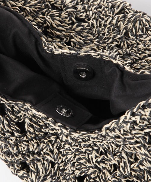 LAKOLE（ラコレ）の「ペーパー三角パネルトートバッグ / 286375（トートバッグ・レディース・ナチュラル/ブラック・FREE）」の10枚目の写真