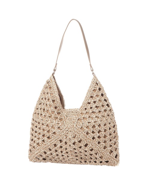 LAKOLE（ラコレ）の「ペーパー三角パネルトートバッグ / 286375（トートバッグ・レディース・ナチュラル/ブラック・FREE）」の18枚目の写真