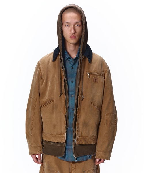 ジャケット・アウター GUIDI BISON ZIP JACKET No : 2033_02_BLK GUIDI