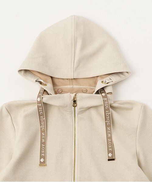ケイトスペード　3way パーカー　ネイビーラメ　120 ラメダンボールニットパーカー 8751216 | KATE SPADE NEW