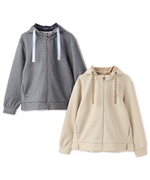 ケイトスペード　3way パーカー　ネイビーラメ　120 セール】ガールズ ラメダンボールニットパーカ（Tシャツ