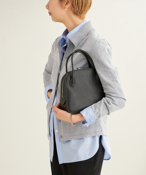 plage（プラージュ）の「Collar Knit カーディガン（カーディガン/ボレロ・レディース・チャコールグレー/ベージュ・FREE）」の8枚目の写真