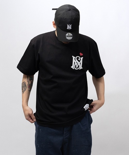 MFC STORE（エムエフシーストア）の「MFC STORE MS HEART LOGO S/S TEE（Tシャツ/カットソー・メンズ・ホワイト/ブラック・S/M/L/XL/XXL）」の2枚目の写真