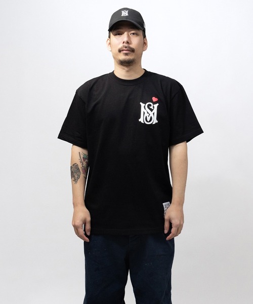 MFC STORE（エムエフシーストア）の「MFC STORE MS HEART LOGO S/S TEE（Tシャツ/カットソー・メンズ・ホワイト/ブラック・S/M/L/XL/XXL）」の22枚目の写真