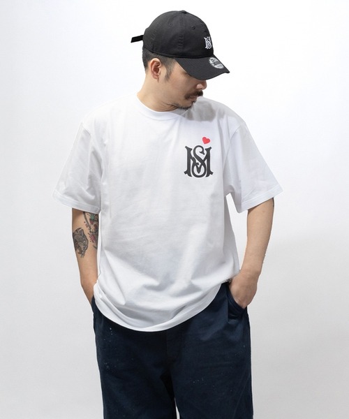 MFC STORE（エムエフシーストア）の「MFC STORE MS HEART LOGO S/S TEE（Tシャツ/カットソー・メンズ・ホワイト/ブラック・S/M/L/XL/XXL）」の3枚目の写真